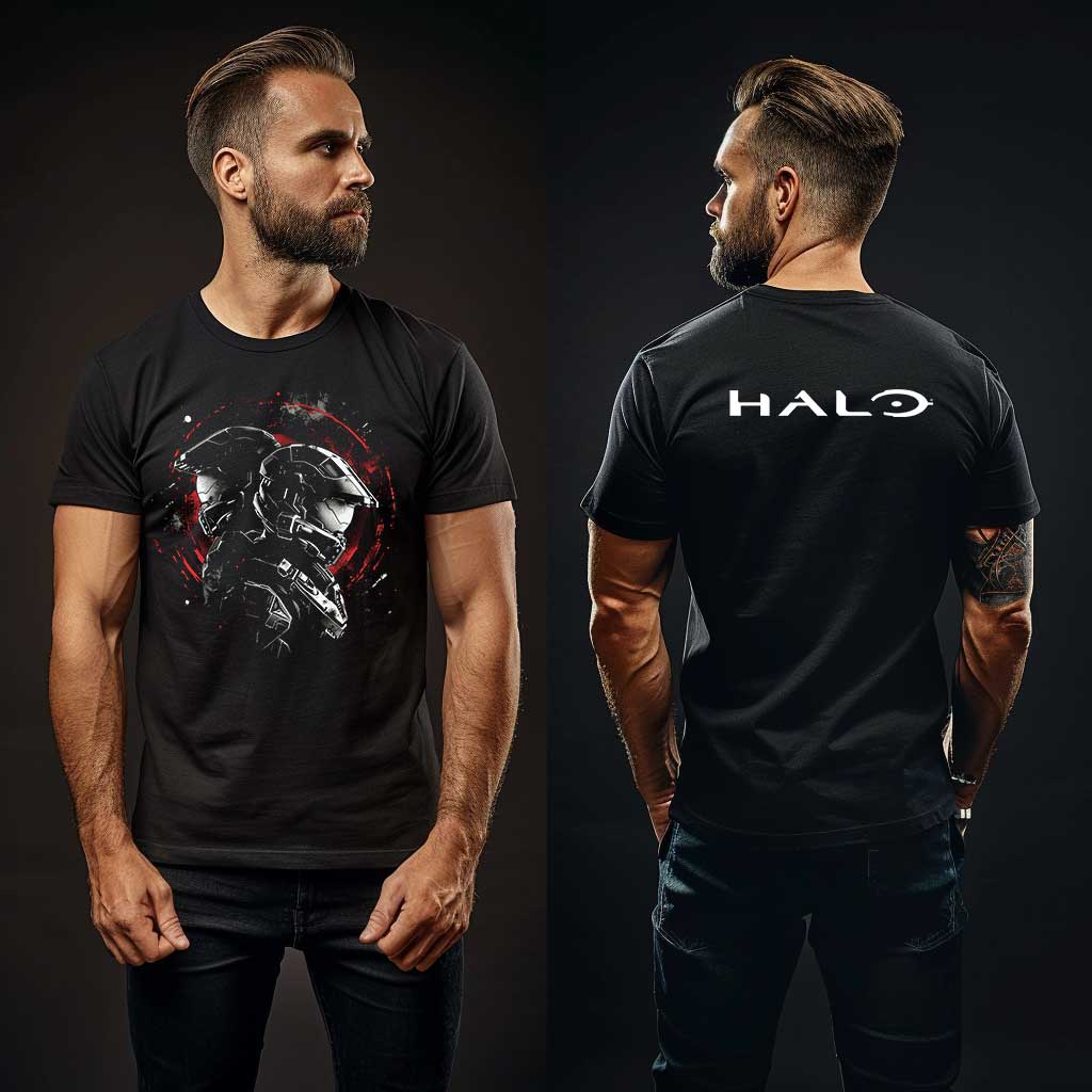 Halo Spartan II Blue team тениска