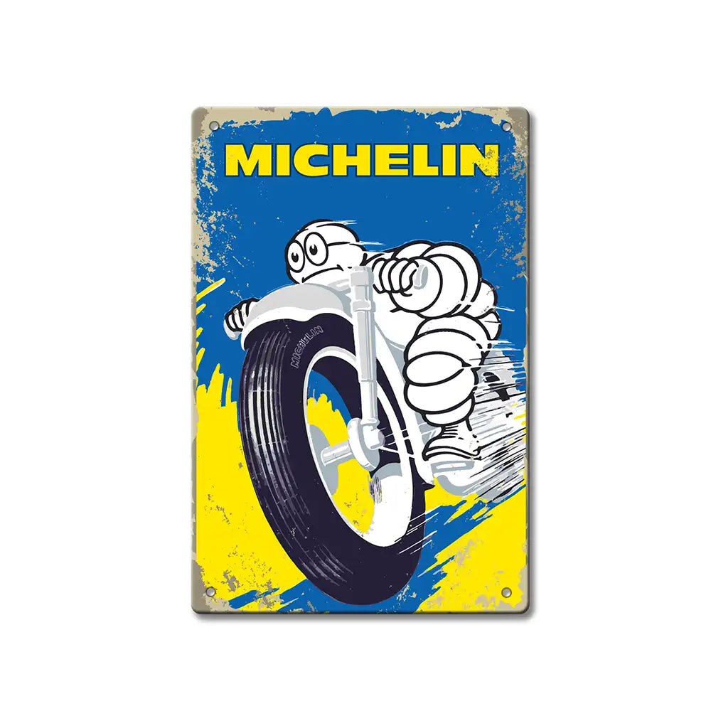 Michelin retro mototsiklet tabela
