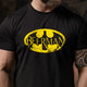 Тениска с майтапчийски надпис - бирамен, beerman, batman