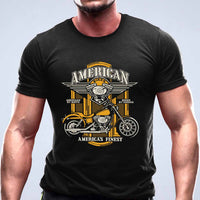 American Biker тениска черна teniska moto