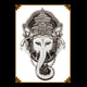 "Ganesha" временна татуировка – средна - Liratech.bg